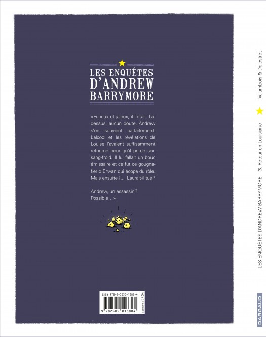 Les Enquêtes d'Andrew Barrymore – Tome 3 – Retour en Louisiane - 4eme