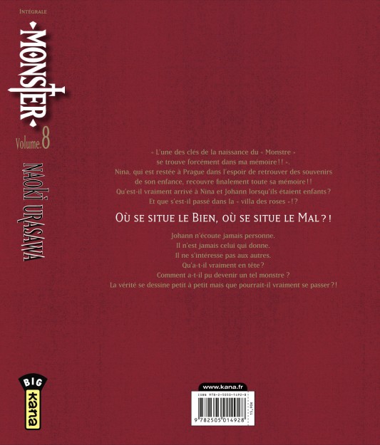 Monster - Intégrale Deluxe – Tome 8 – Monster intégrale T8 - 4eme