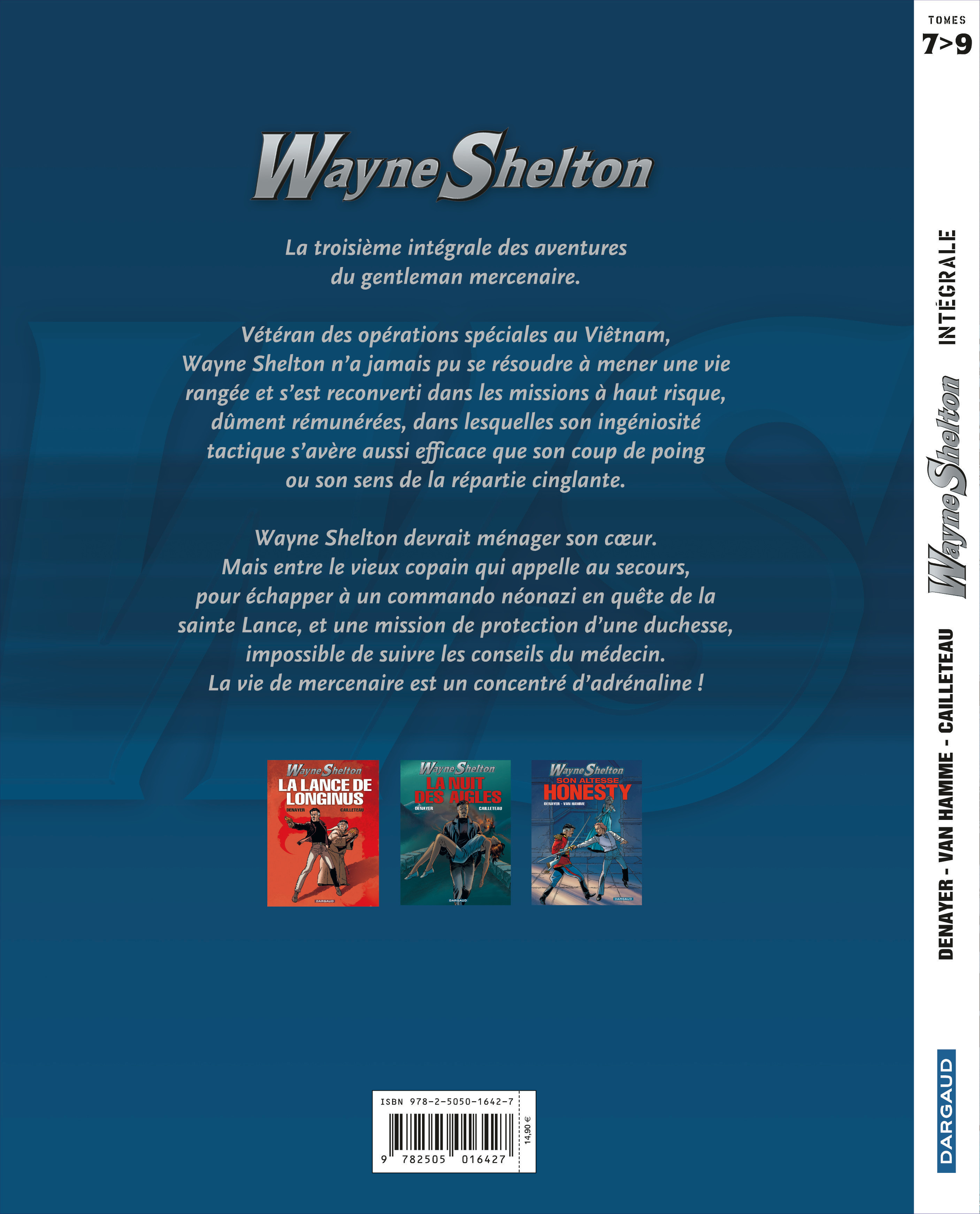 Wayne Shelton - Intégrales – Tome 3 – Intégrale tomes 7 à 9 - 4eme