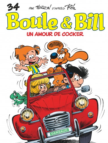 Boule & Bill – Tome 34 – Un amour de cocker - couv