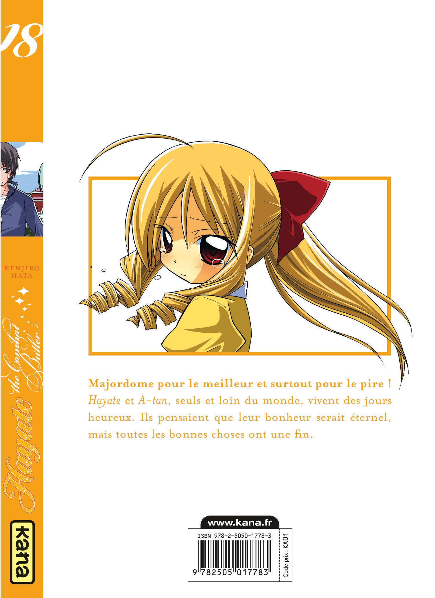 Hayate The combat butler – Tome 18 - 4eme