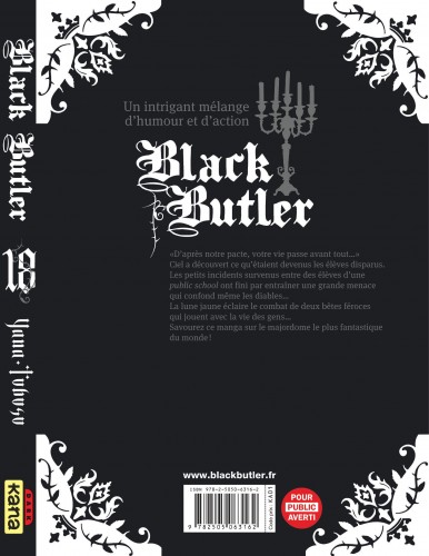 Black Butler – Tome 18 - 4eme