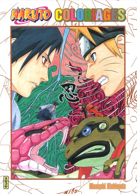 Naruto - coloriages - couv