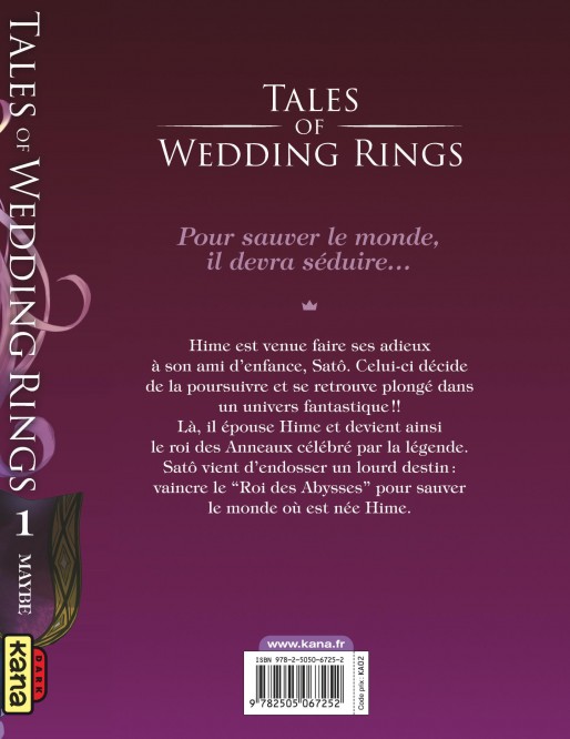 Tales of wedding rings – Tome 1 - 4eme