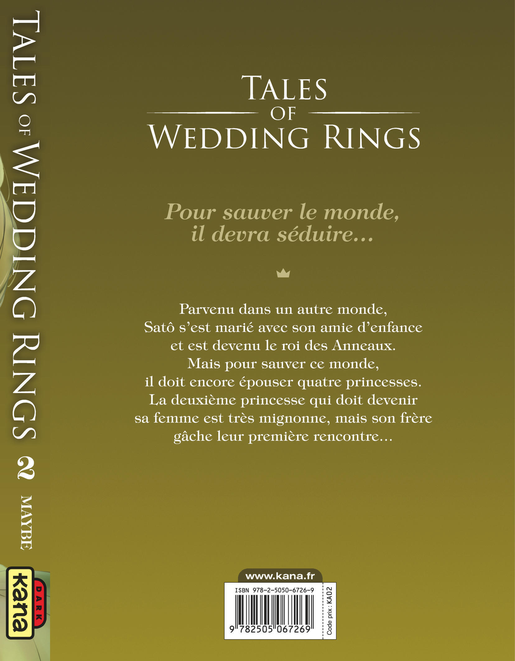 Tales of wedding rings – Tome 2 - 4eme