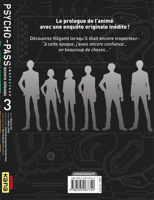 Psycho-Pass Inspecteur Shinya Kôgami – Tome 3 - 4eme