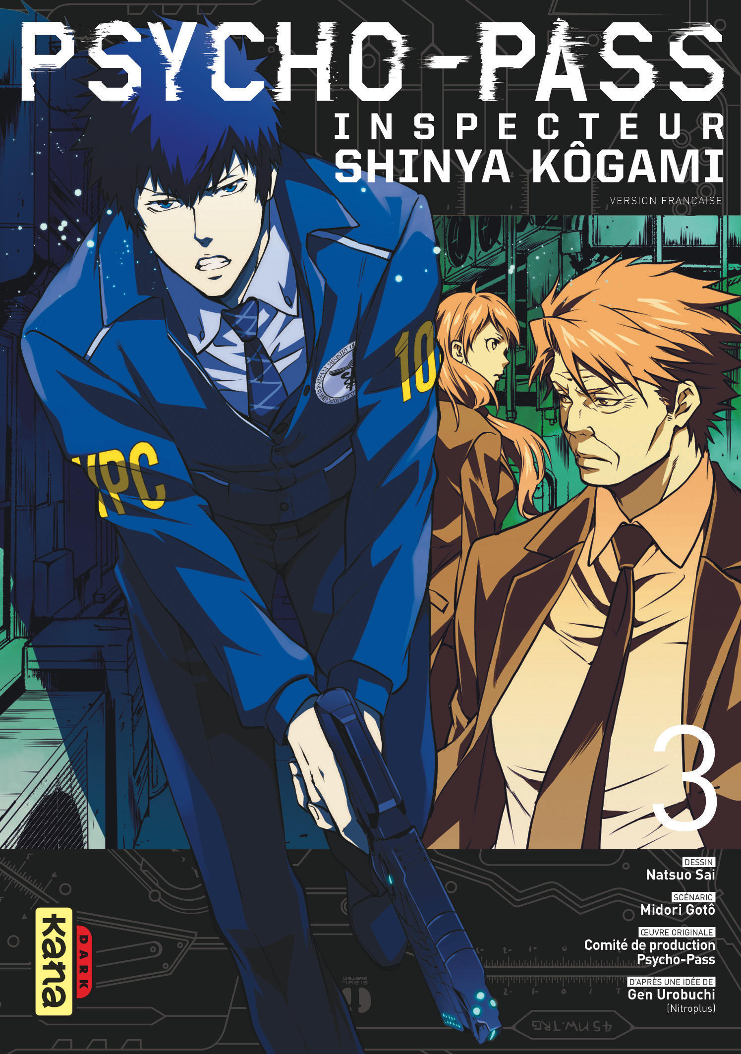 Psycho-Pass Inspecteur Shinya Kôgami - Prologue T3 - couv