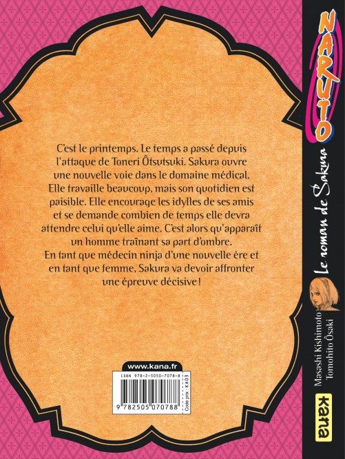 Naruto - romans – Tome 7 – Le roman de Sakura - 4eme