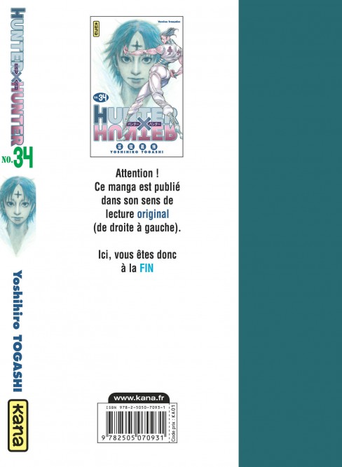 Hunter X Hunter – Tome 34 - 4eme