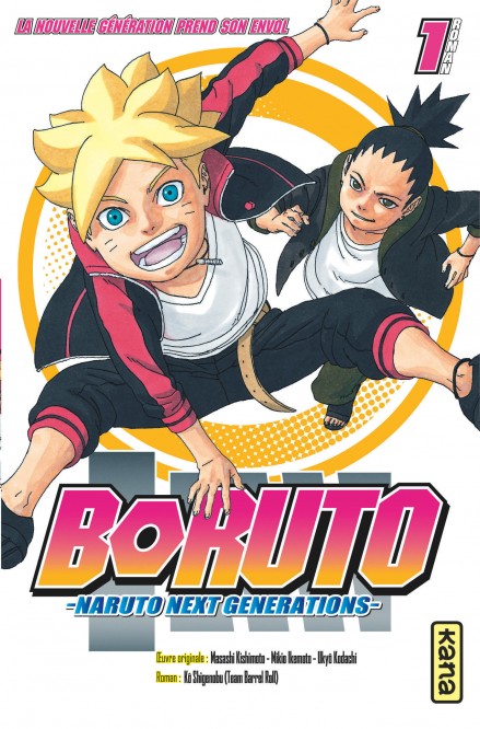 Boruto - romans – Tome 1 – La nouvelle génération prend son envol - couv