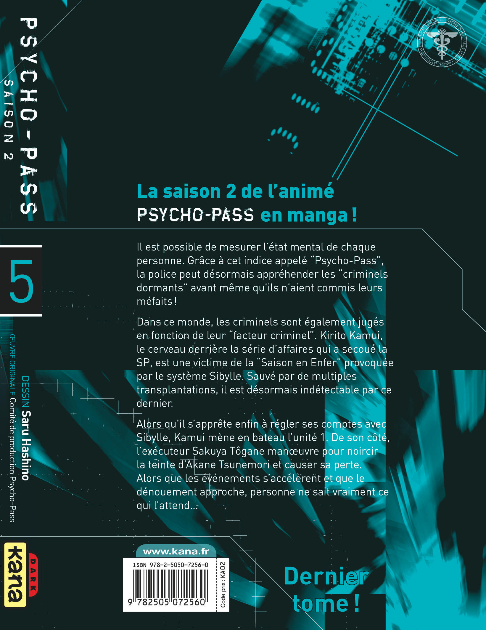 Psycho-Pass Saison 2 T5 - 4eme