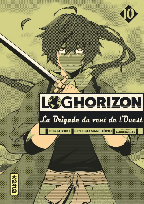 Log Horizon la brigade du vent de l'ouest – Tome 10 - couv