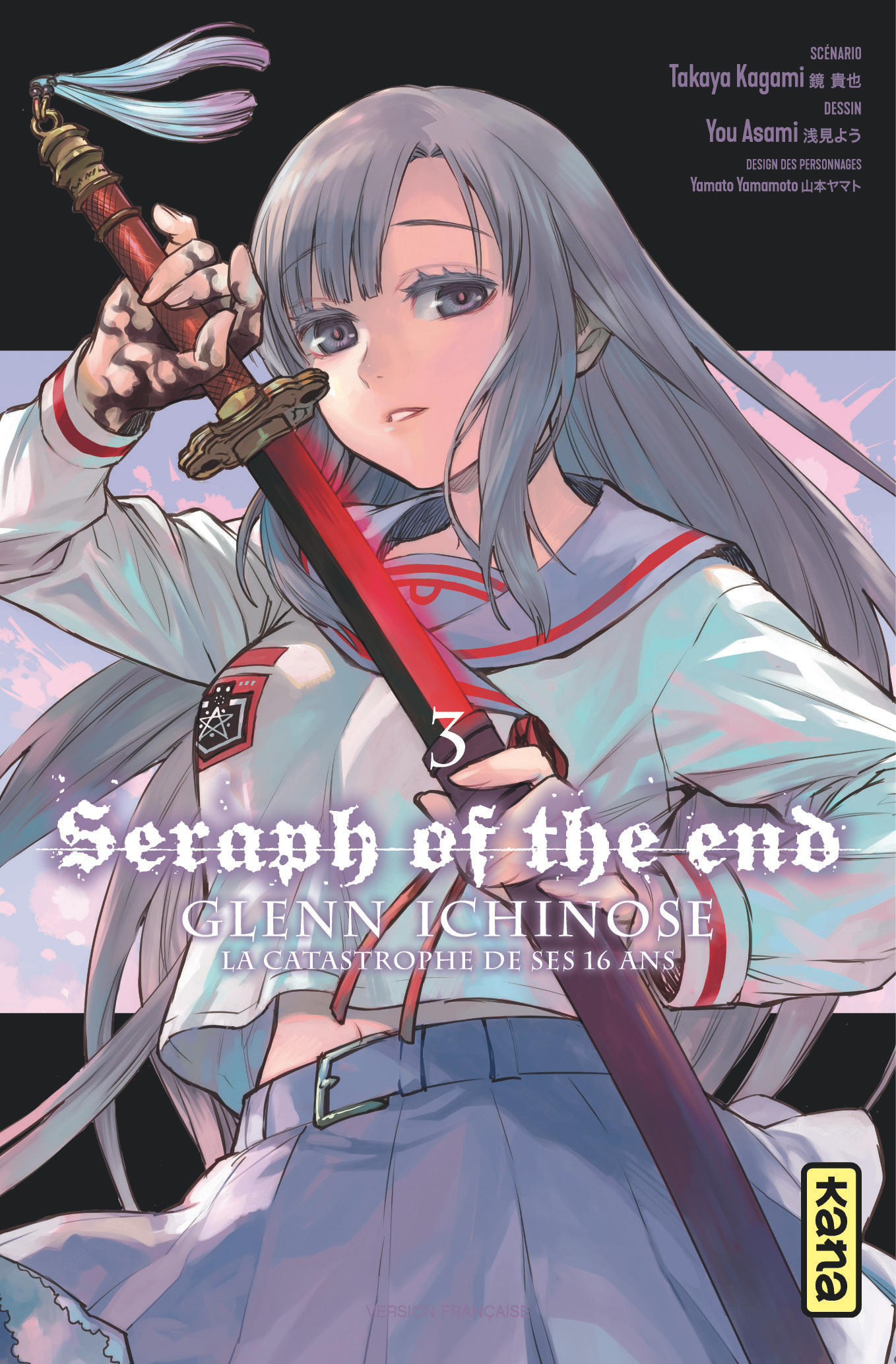 Seraph of the End - Glenn Ichinose T3 - couv