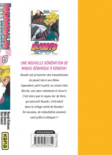 Naruto next generations Tome 8 — Ukyo Kodachi Kana Shônen Boruto 