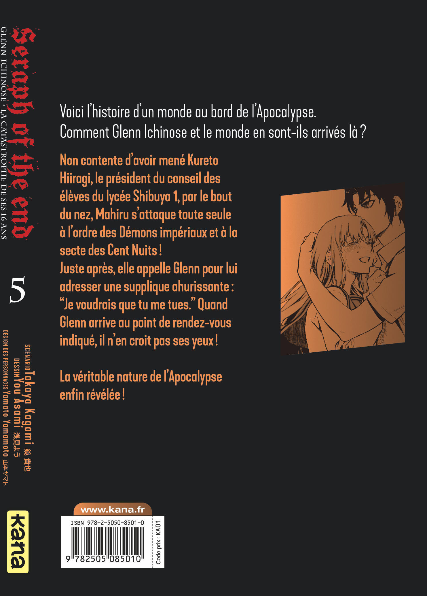 Seraph of the End - Glenn Ichinose T5 - 4eme