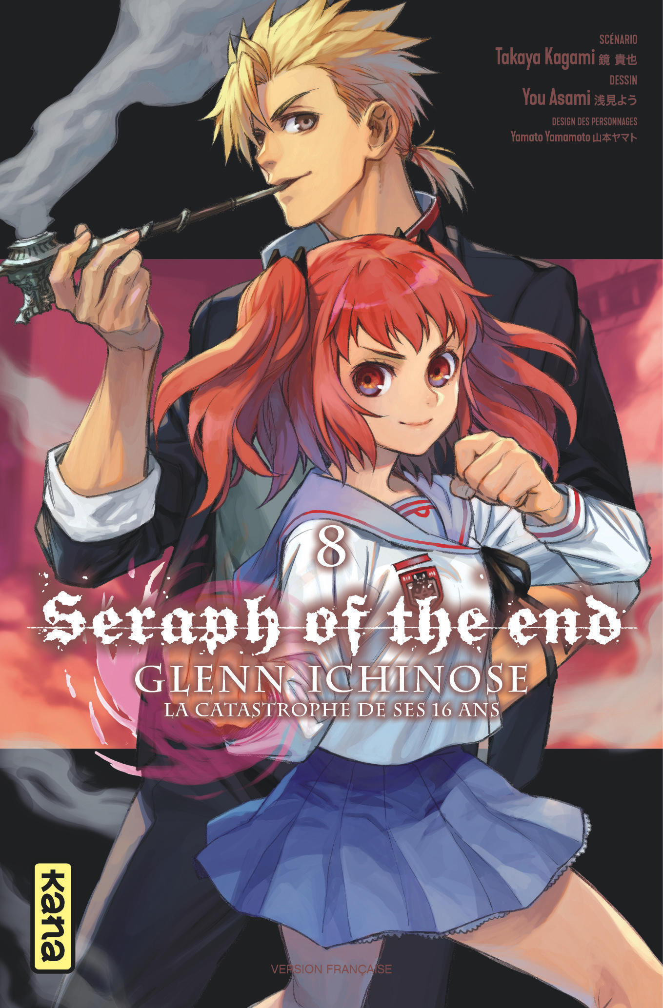 Seraph of the End - Glenn Ichinose T8 - couv