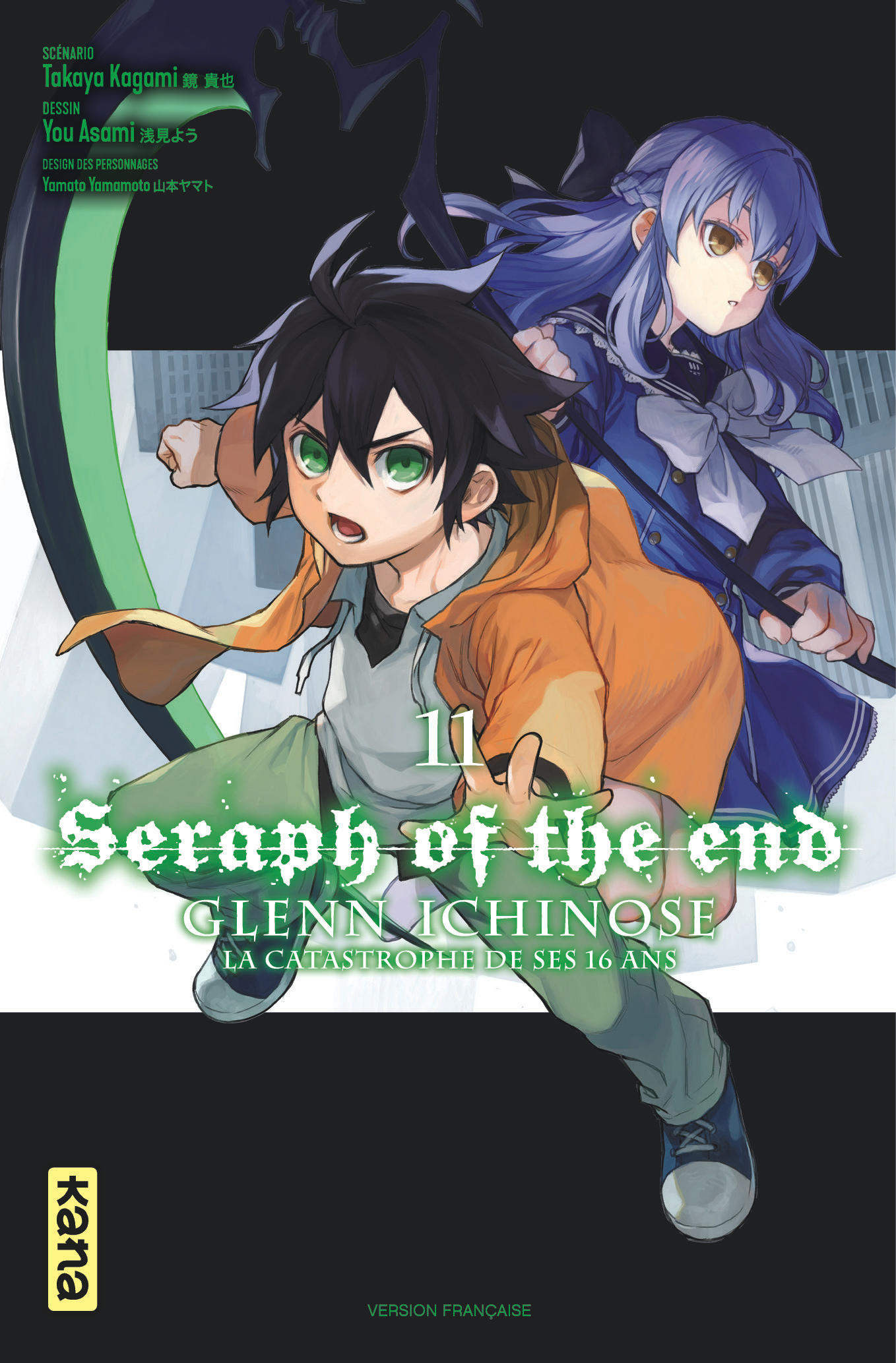 Seraph of the End Glenn Ichinose Tome 11 Livres Manga par You Asami, Takaya Kagami, Julien