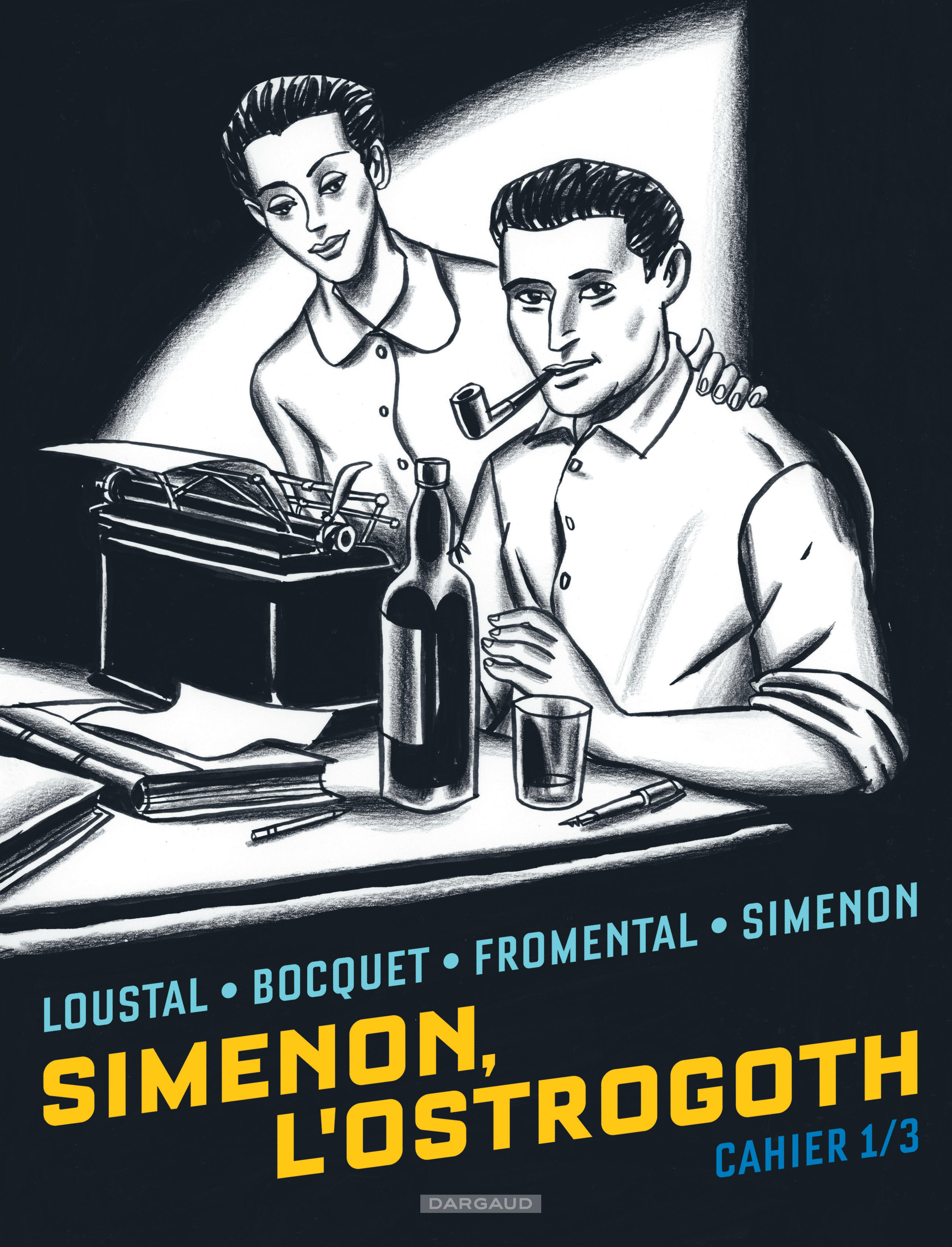 Biopic Simenon - Cahiers – Tome 1 – Simenon, l'Ostrogoth 1/3 - couv