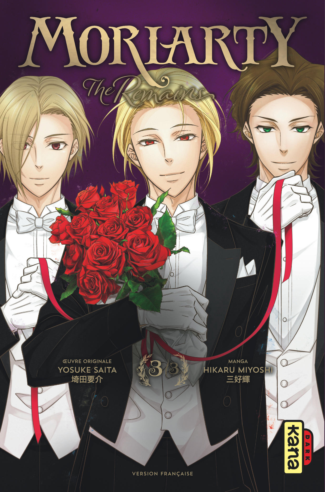 Moriarty – The Remains T3 - couv