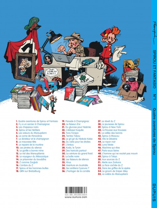 Spirou et Fantasio – Tome 1 – Quatre aventures de Spirou et Fantasio - 4eme