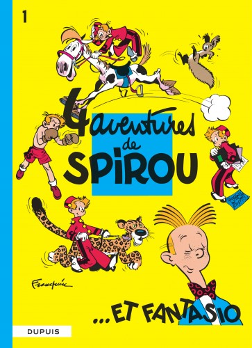 Spirou et Fantasio – Tome 1 – Quatre aventures de Spirou et Fantasio - couv