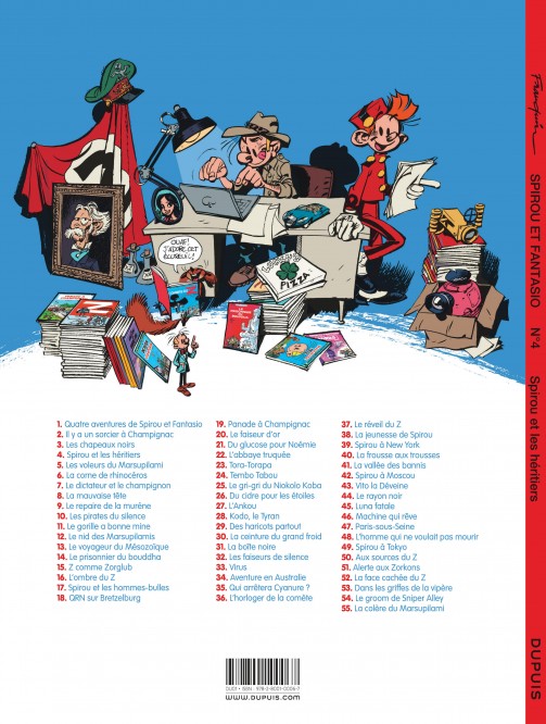 Spirou et Fantasio – Tome 4 – Spirou et les héritiers - 4eme