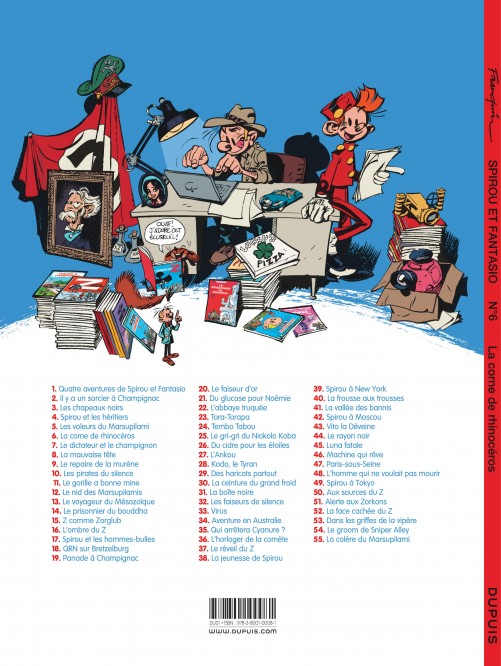 Spirou et Fantasio – Tome 6 – La Corne de rhinocéros - 4eme