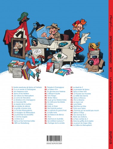 Spirou et Fantasio – Tome 7 – Le Dictateur et le champignon - 4eme