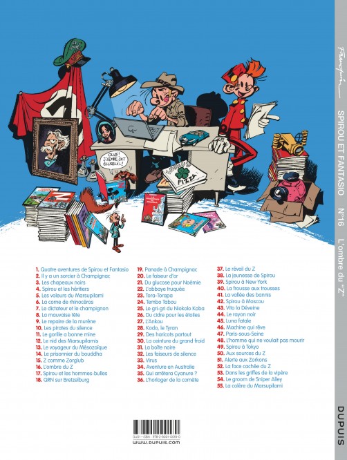 Spirou et Fantasio – Tome 16 – L'Ombre du Z - 4eme