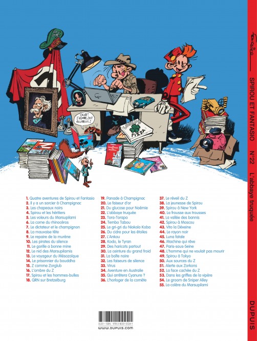 Spirou et Fantasio – Tome 22 – L'Abbaye truquée - 4eme