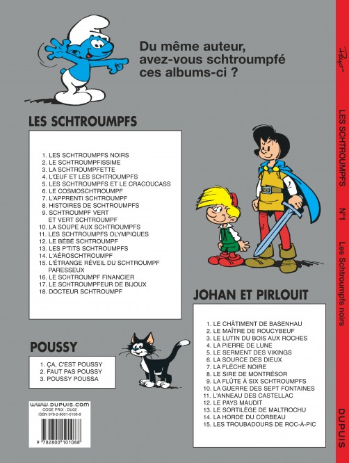 Les Schtroumpfs – Tome 1 - 4eme