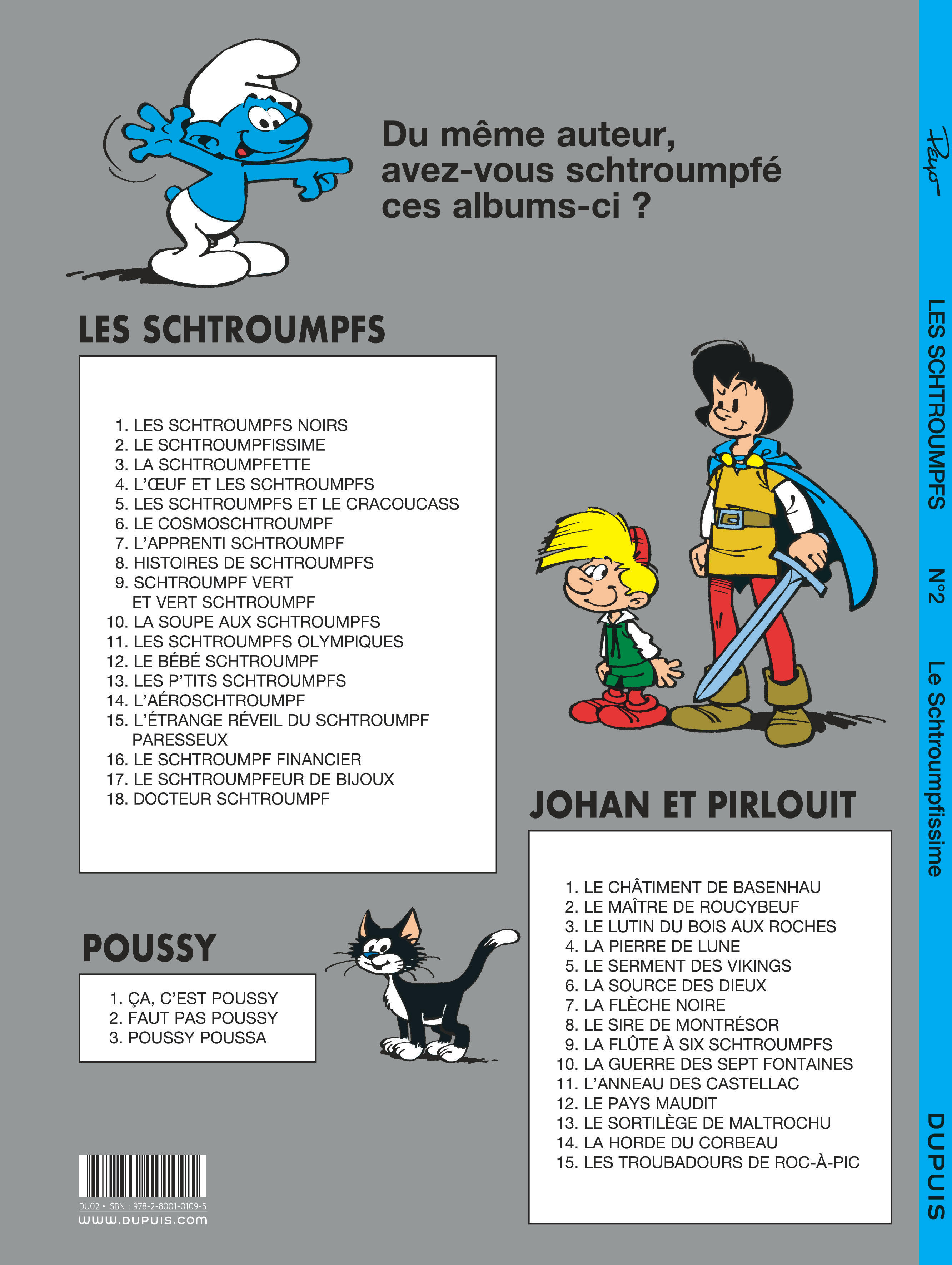 Les Schtroumpfs – Tome 2 – Le Schtroumpfissime - 4eme