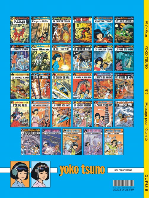 Yoko Tsuno – Tome 5 – Message pour l'éternité - 4eme