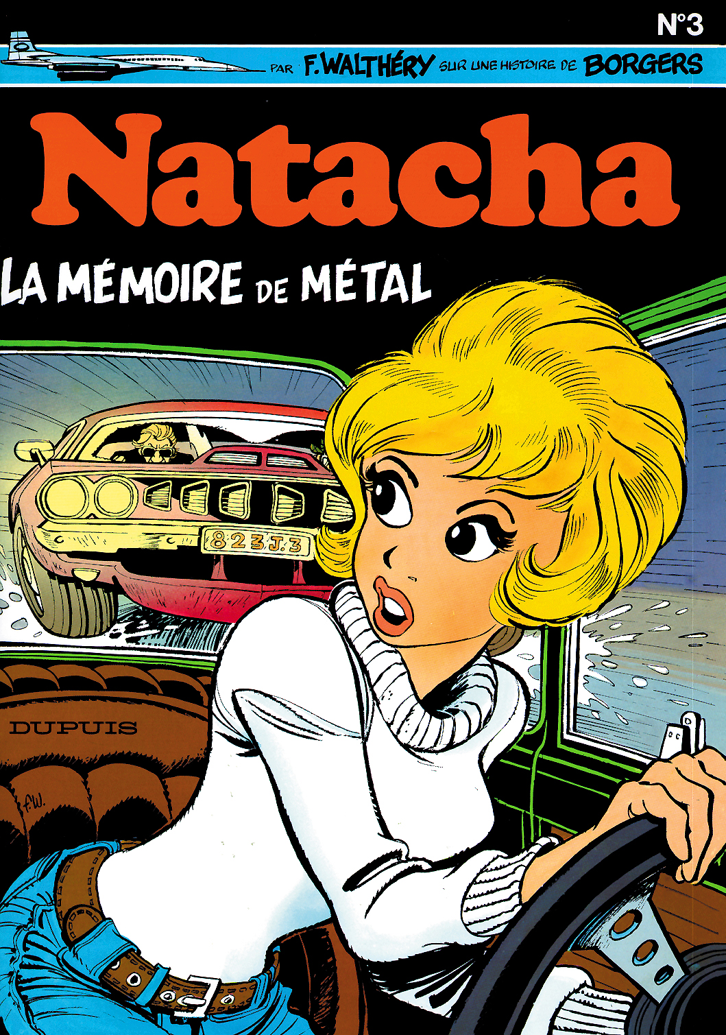 Natacha – Tome 3 – La Mémoire de métal - couv