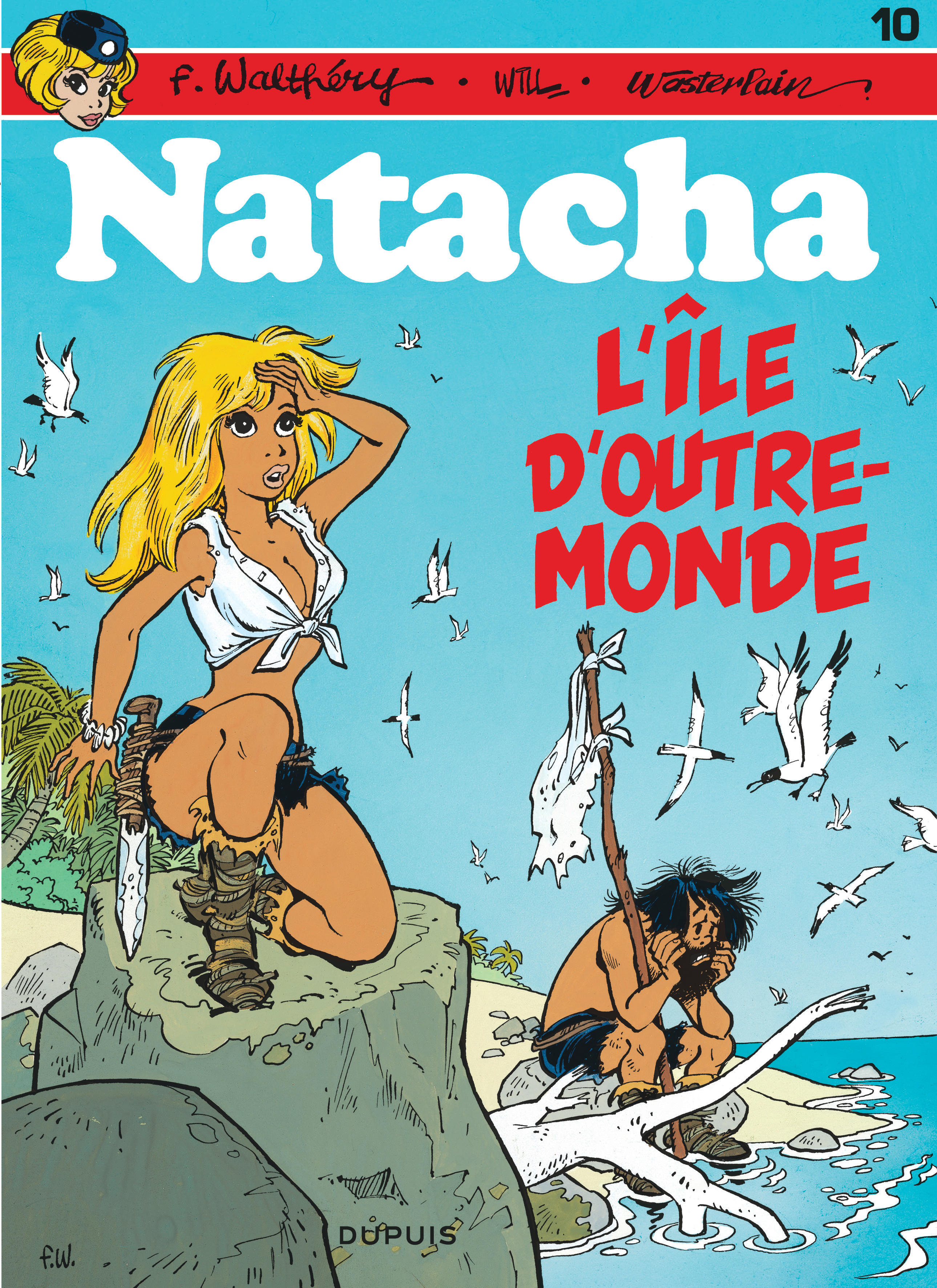 Natacha – Tome 10 – L'Île d'outre-monde - couv