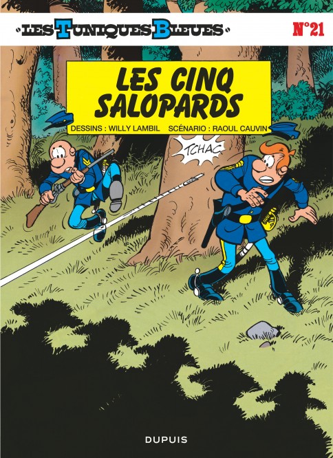 Les Tuniques Bleues – Tome 21 – Les Cinq salopards - couv