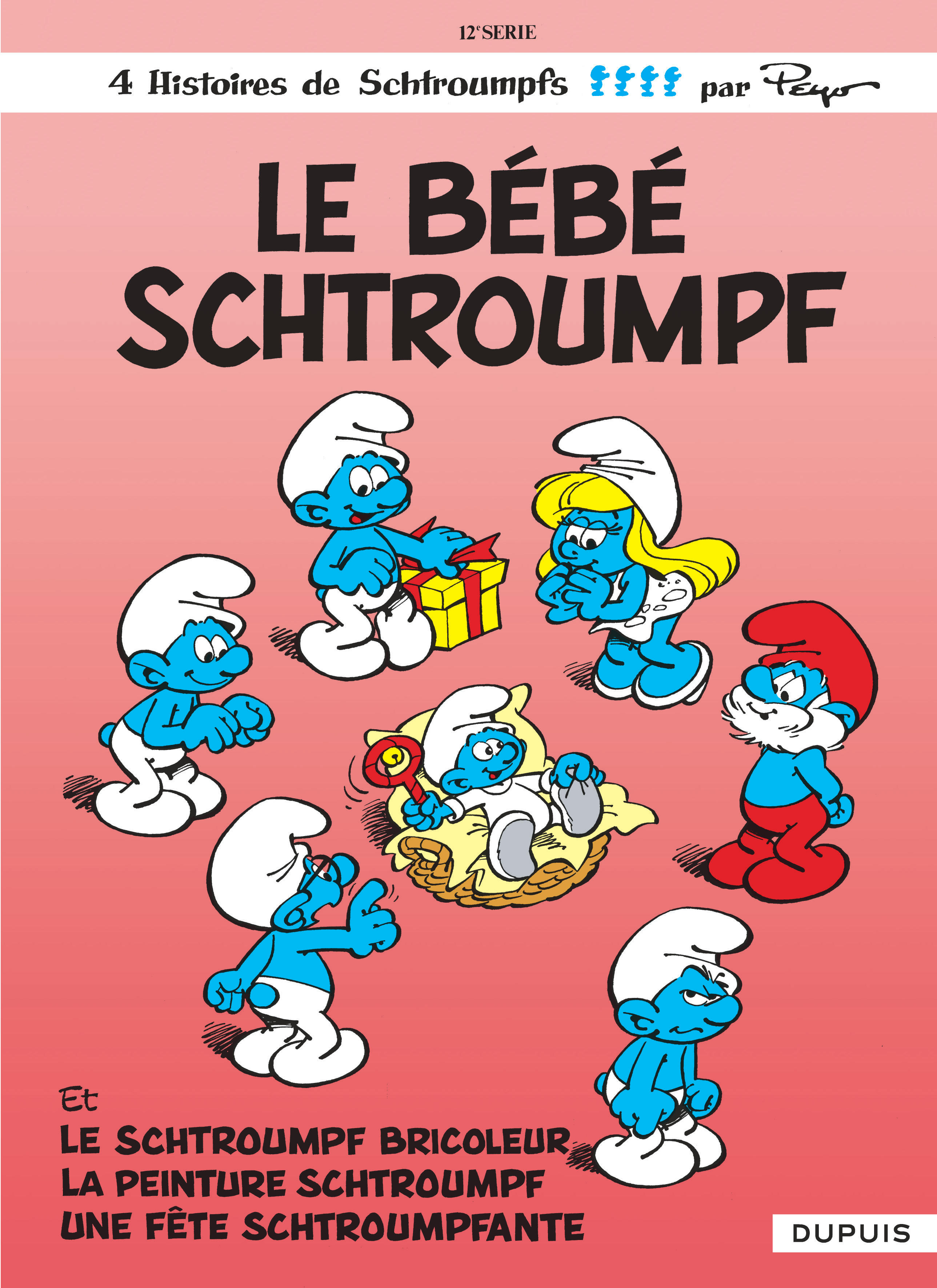 Les Schtroumpfs – Tome 12 – Le Bébé Schtroumpf - couv