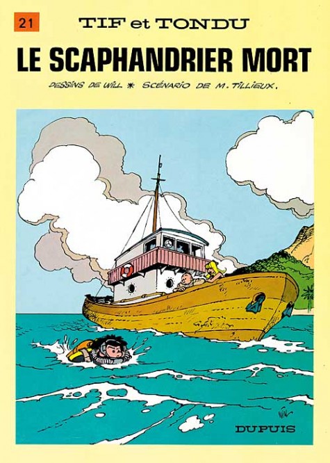 Tif et Tondu – Tome 21 – Le Scaphandrier mort - couv