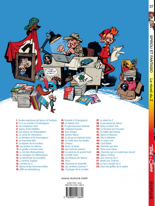 Spirou et Fantasio – Tome 37 – Le Réveil du Z - 4eme