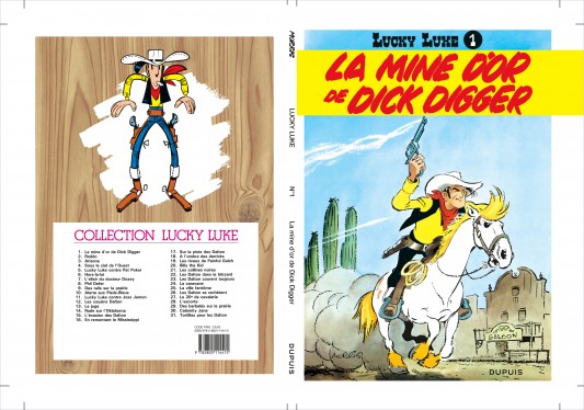 Lucky Luke – Tome 1 – La Mine d'or de Dick Digger - 4eme