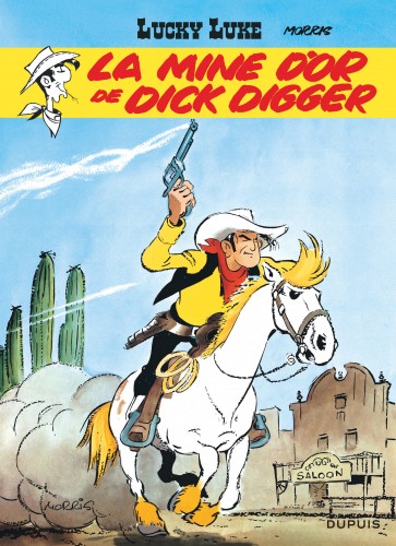 Lucky Luke – Tome 1 – La Mine d'or de Dick Digger - couv
