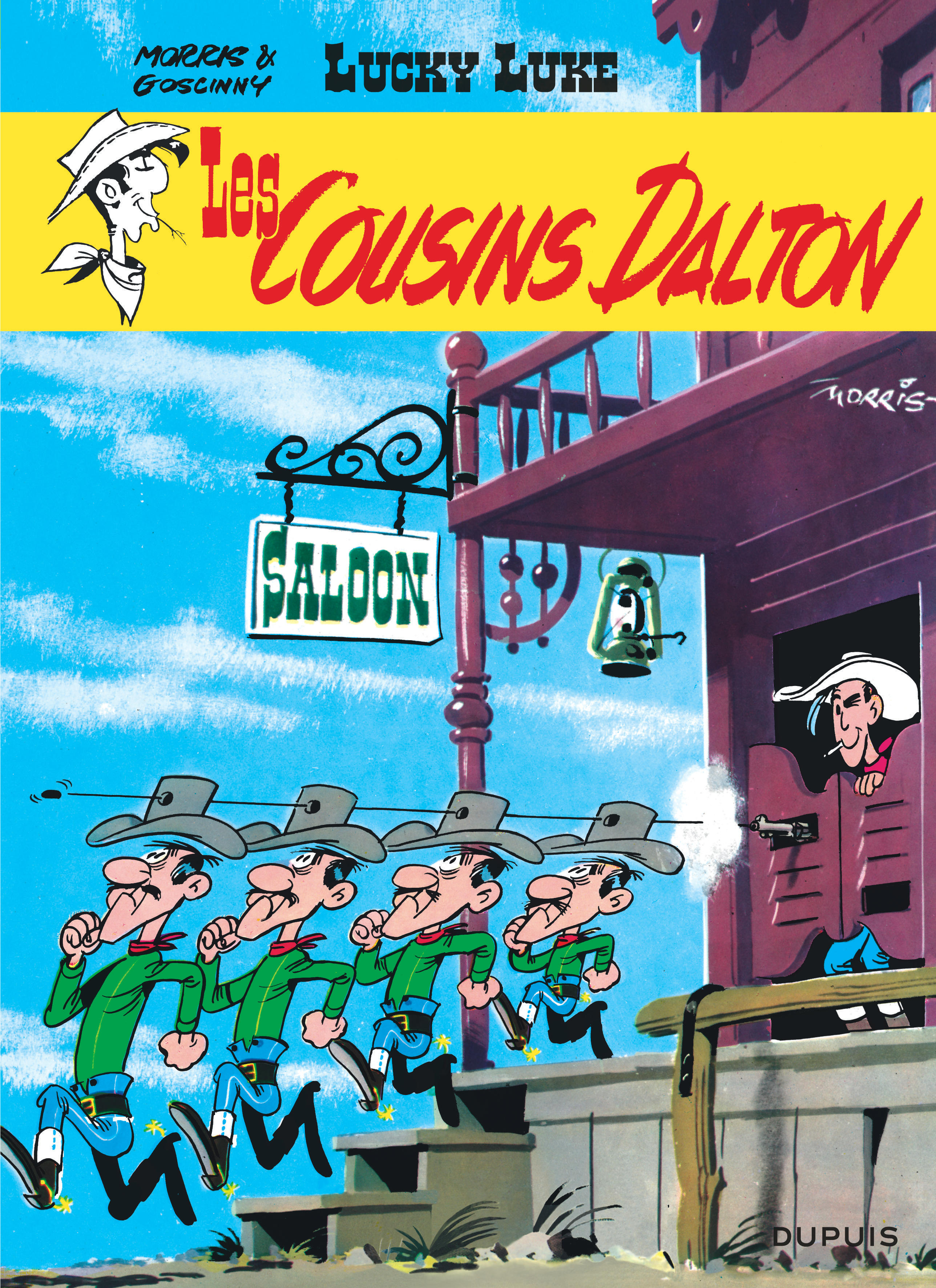 Lucky Luke – Tome 12 – Les Cousins Dalton - couv