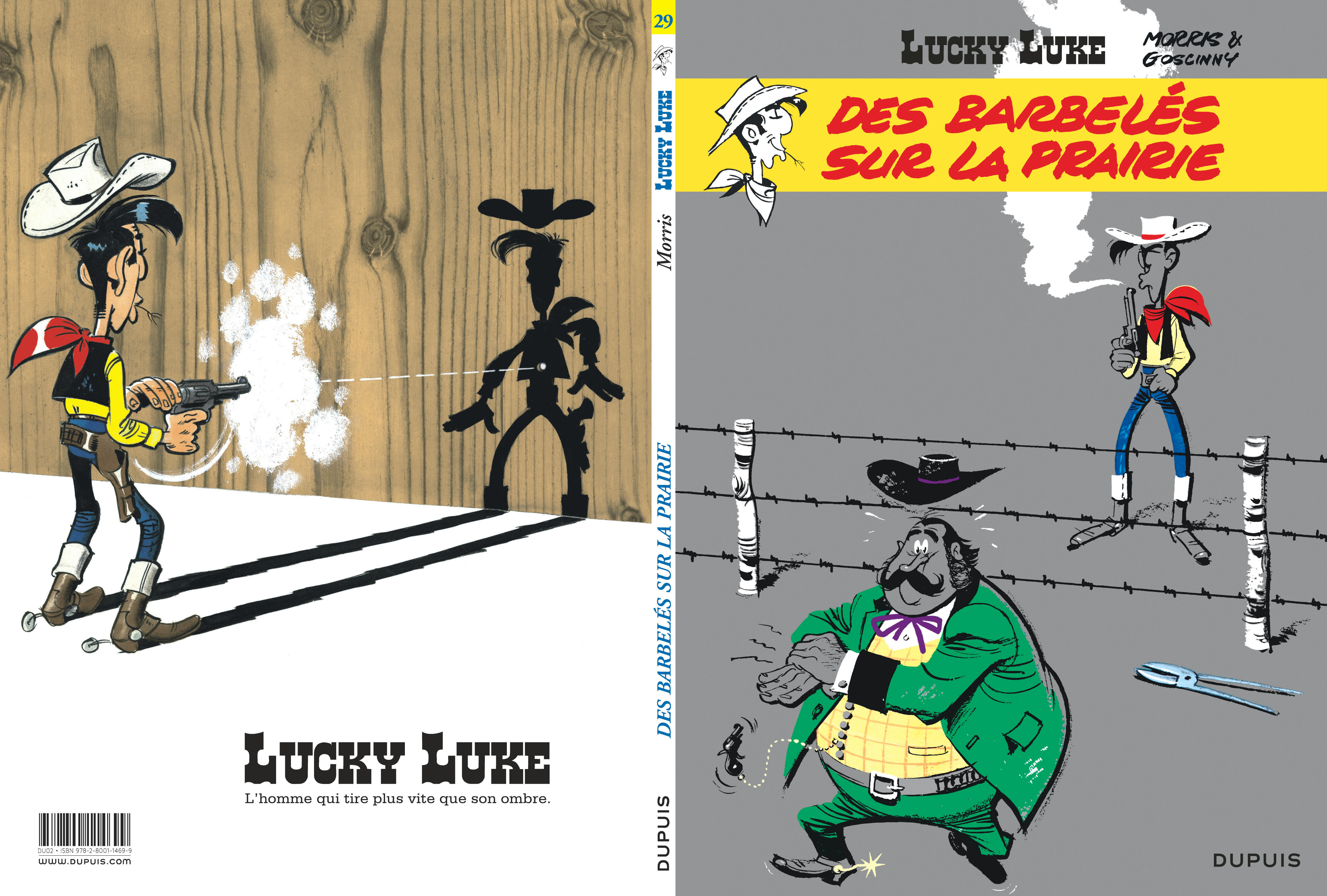 Lucky Luke – Tome 29 – Des barbelés sur la prairie - couv