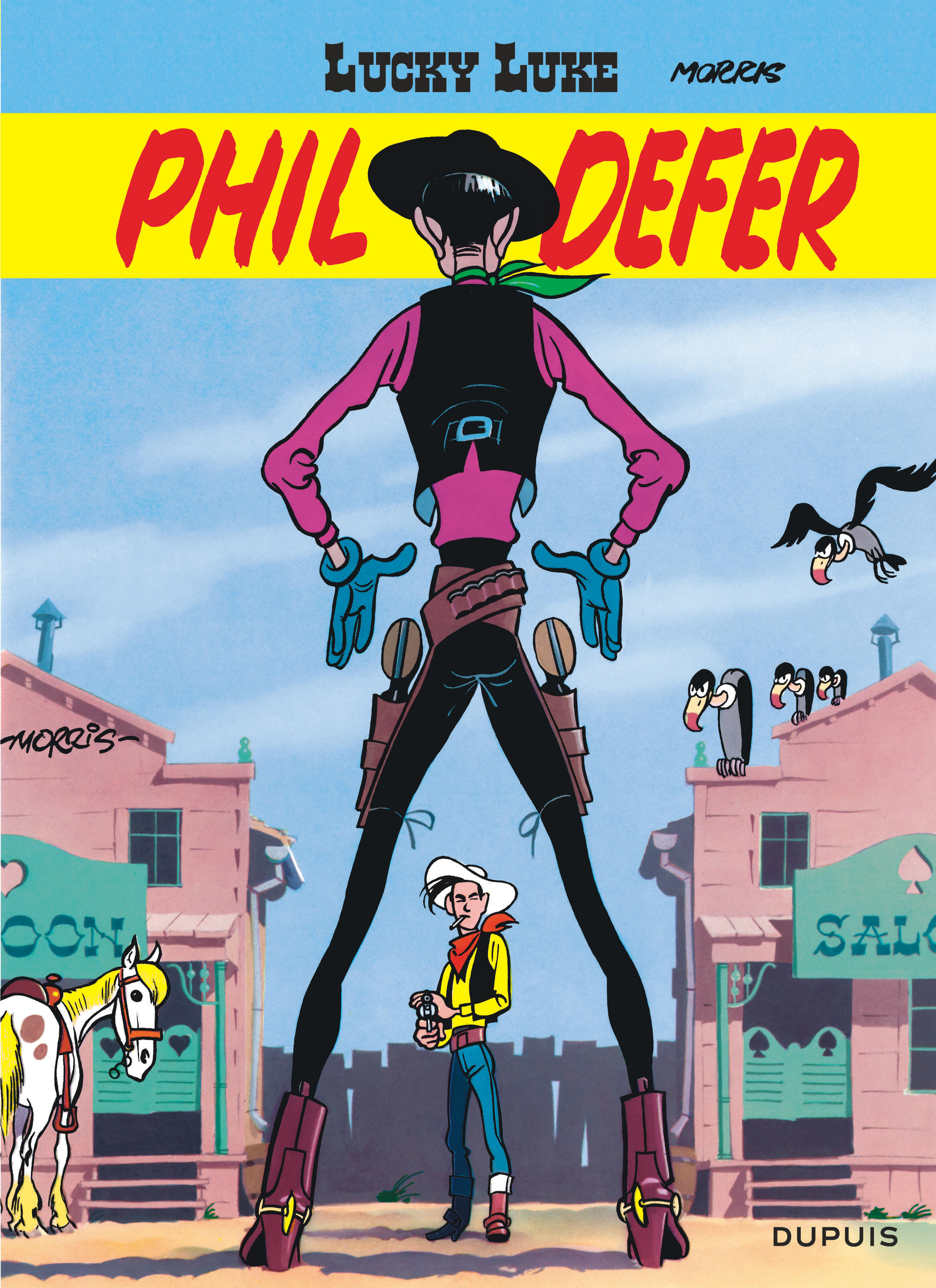 Lucky Luke – Tome 8 – Phil Defer - couv