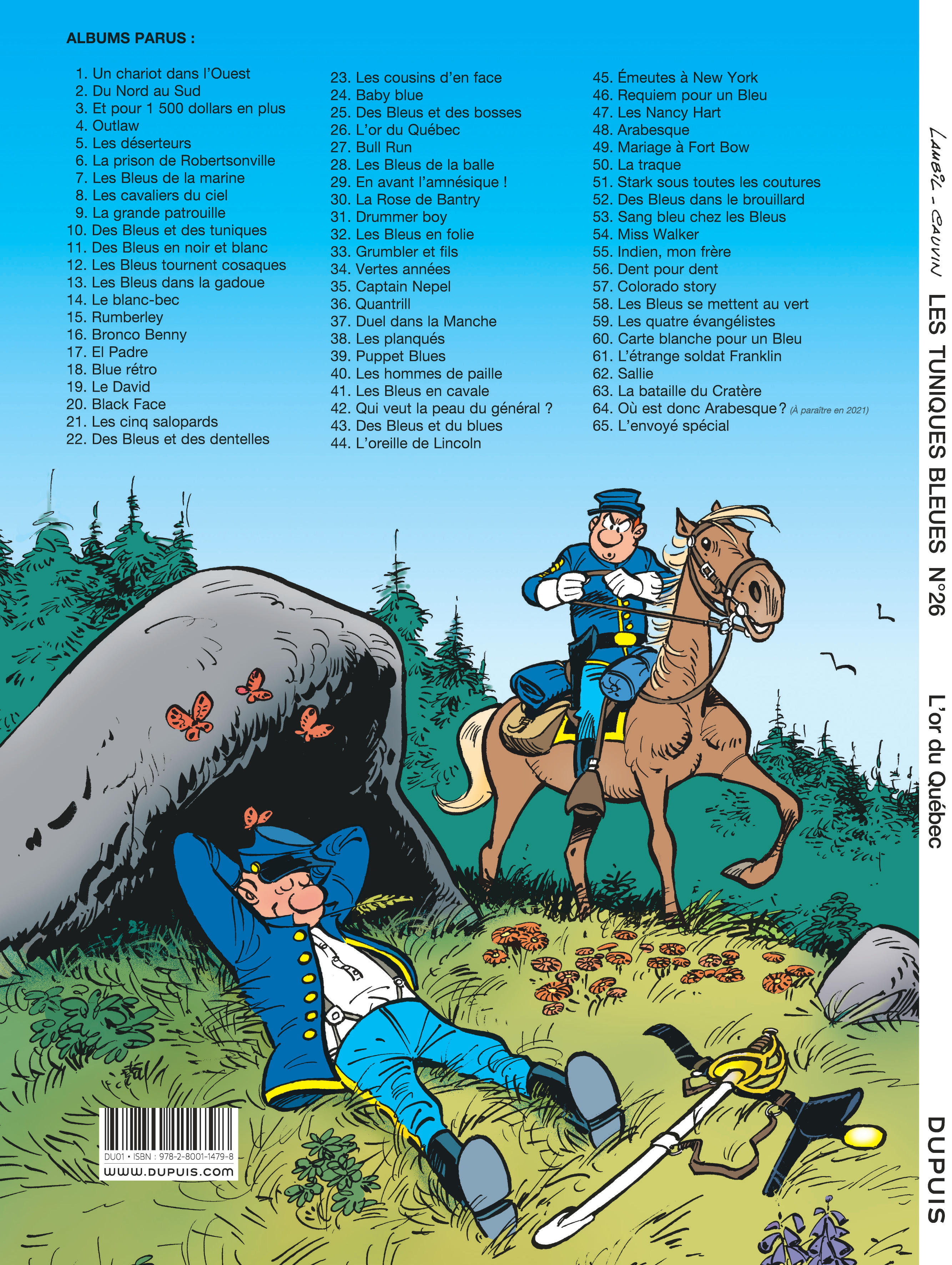 Les Tuniques Bleues – Tome 26 – L'Or du Québec - 4eme