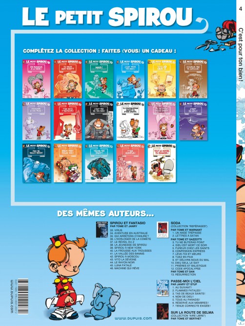 Le Petit Spirou – Tome 4 – C'est pour ton bien ! - 4eme