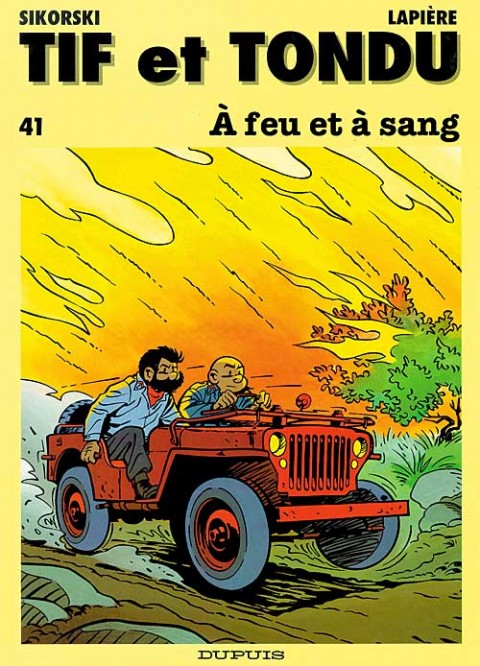 Tif et Tondu – Tome 41 – À feu et à sang - couv