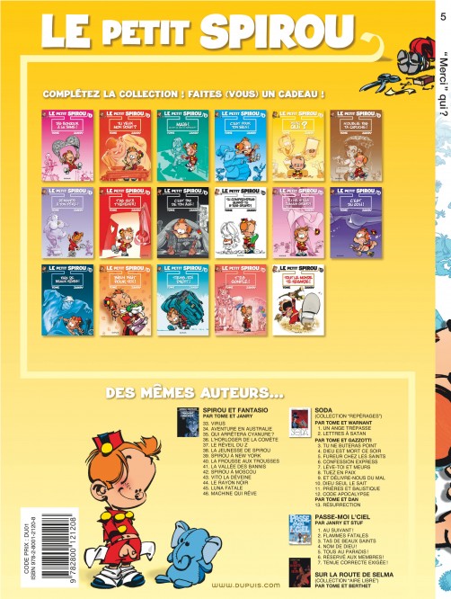 Le Petit Spirou – Tome 5 – "Merci" qui ? - 4eme