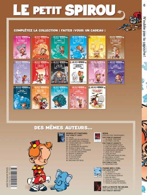 Le Petit Spirou – Tome 6 – N'oublie pas ta capuche ! - 4eme