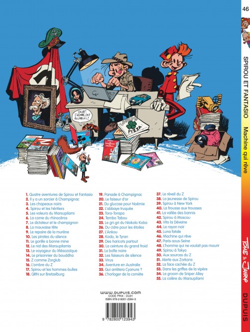 Spirou et Fantasio – Tome 46 – Machine qui rêve - 4eme